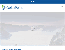 Tablet Screenshot of deltapoint.com